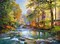 3000 Piece Jigsaw Puzzle, Along the River, Forest stream, Relaxing scene, Charming view jigsaw, Nature puzzle, Adult Puzzle, Castorland C-300532-2